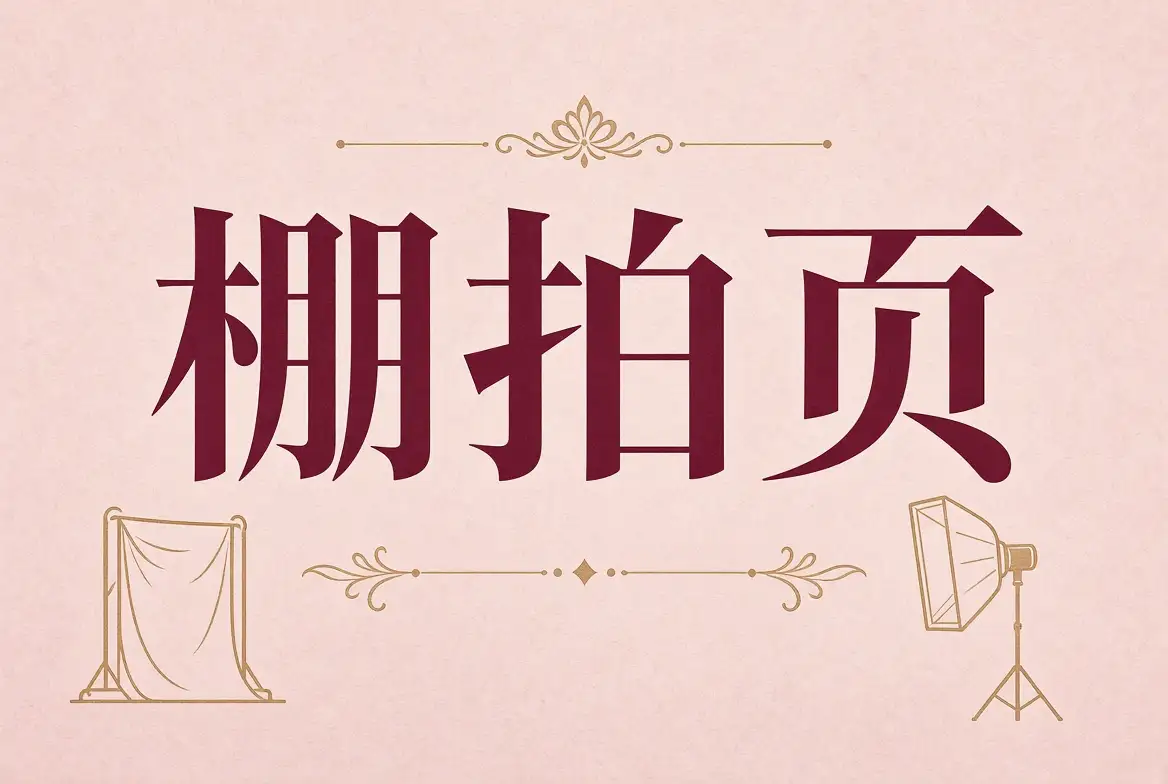 棚拍摄影现场